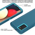 thumbnail image 3 of FFIY Compatible with Samsung A02S Case,Galaxy A02S Case with HD Screen Protector (2 Pack),Samsung Galaxy A02S Case Durable Shockproof Dustproof 3-Layer Cover for Samsung A02S Phone Case (Black), 3 of 7