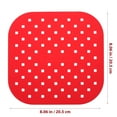 thumbnail image 2 of DINHEAROM 2Pcs Air Fryer Liner Non-Stick and Heat Resistant for Baking 8 Inch, 2 of 8