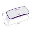 thumbnail image 2 of Tignapoo Mini-8 Portable 36W UV/LED Nail Curing Lamp with 12 Beads, 365+405NM Wavelength, ABS Material, Lightweight 120g, Compact Design 143x93x21mm, 2 of 6