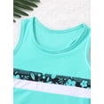 thumbnail image 5 of CHICTRY Kids Girls Two-Piece Bathing Suit Sleeveless Striped Tops with Bottoms Swimsuit Swimwear, 5 of 7