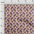 thumbnail image 1 of oneOone Cotton Flex Fabric Leaves & Floral Block Print Fabric BTY 40 Inch Wide, 1 of 4
