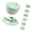 Green, variant on Two Tiers Vegetable Dehydrator With Rustproof Stainless Steels Construction Salad Dryer Double Basket Kitchenwares