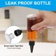 thumbnail image 3 of Uxcell 6 Pcs 3.4oz(100ml) Botella Plástica Dispensadora con Tapa de Giro Negra, Transparente, 3 of 7