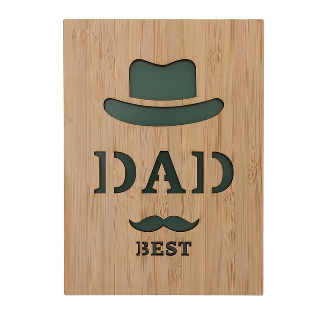 Wood Fathers Day Card Fathers Day Blessing Card Wooden Fathers Day Greeting Card