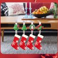thumbnail image 1 of YouLoveIt Christmas Sock Hook 4-PACK Christmas Sock Hook Fireplace Hanger Clips Xmas Hook Sock Holder Fireplace Hook Hanger for Christmas Party Decoration, 1 of 8
