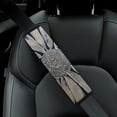 thumbnail image 4 of WYYP Flowers Comfortable Car Seat Strap Pads Seat Belt Cover Pad Ideal for Car Interior Accessories 1Pcs, 4 of 5