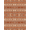 Rust Brown Cream, Pattern 2, variant on ODIKA Aztec Boho Vintage Distressed Horizontal Band Southwestern Tapetes Pet Friendly & Kids Safe Play for Playroom, Bedroom, Reading Nook