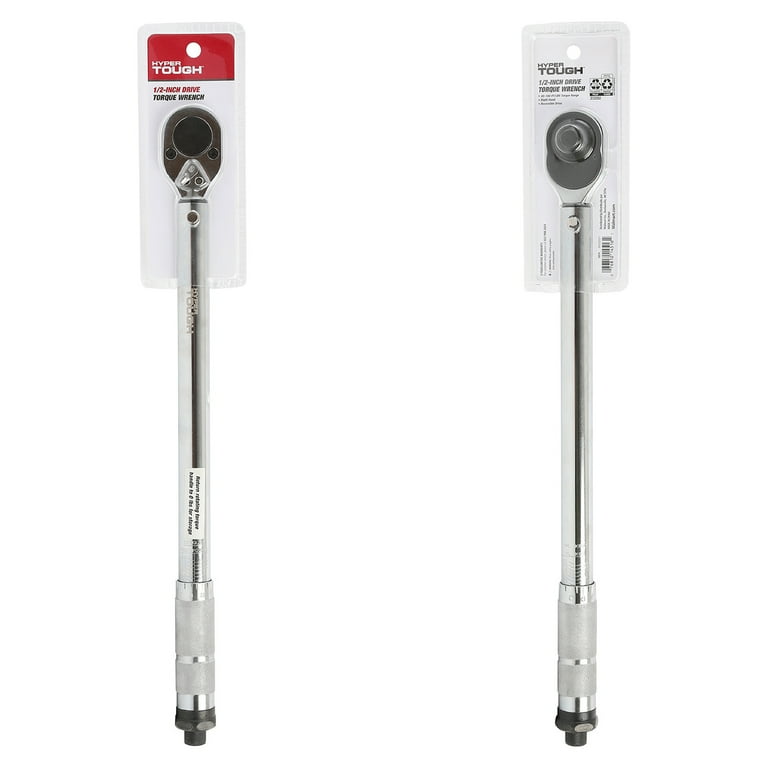 Hyper Tough 1/2-inch Drive Torque Wrench 30 to 150 ft/lb Click