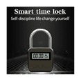 thumbnail image 3 of Smart Time Lock LCD Display Electronic Switch USB Rechargeable Padlock Travel Electronic -Qing, 3 of 5