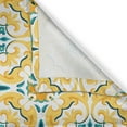 thumbnail image 4 of Ambesonne Victorian Valance Pack of 2, Botanical Swirling Motif, 54"X12", Mustard Multicolor, 4 of 5
