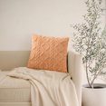thumbnail image 5 of Dvruxg Plush Geometric Patterned Cushion Brown Polyester 45x45cm Enhances Back Support and Living Room Style Extended Length for Ultimate Relaxation, 5 of 5