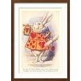 thumbnail image 2 of Art.com Alice in Wonderland, White Rabbit Art Print, Brown Frame Wall Art, 17" x 23", 2 of 5