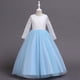 thumbnail image 2 of Vestido Para Niñas Ropa Para Niñas Bebés Vestido Para Niños Vestido De Princesa De Manga Larga Vestido Largo Azul Odeerbi LM103-1908, 2 of 5