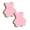 Pink3, variant on Cute Sticky Notes, 6 Shape Mini Kraft Paper Self-Stick Note Pads, Pastel Color Blank Book Tabs, Heart Bear Shape Markers for Home Office Remark Planner, 2.76"