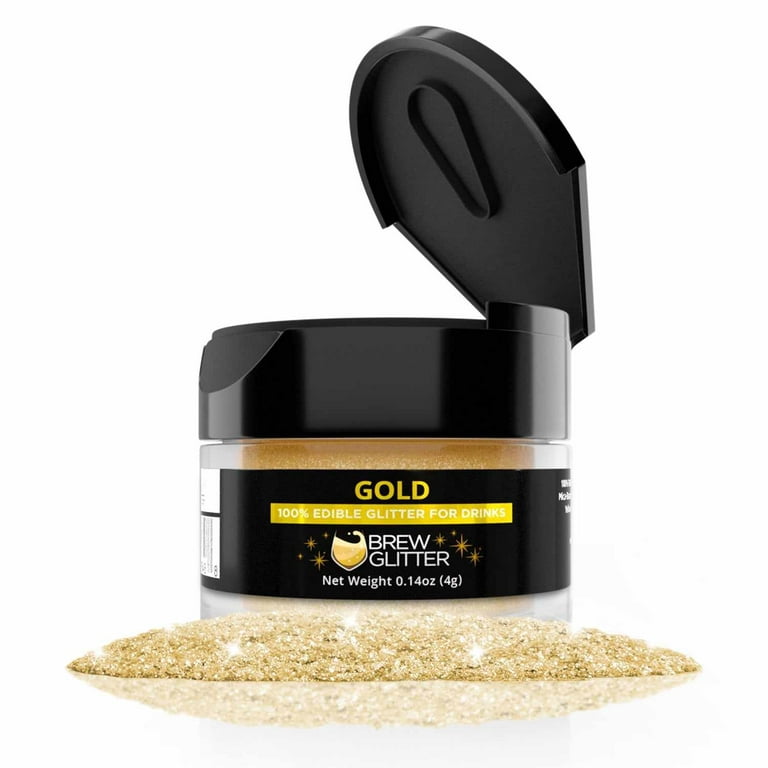 Gold Edible Glitter CK Products 1 oz Jar