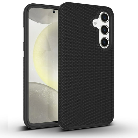 Supershieldz Dual Shield Designed for Samsung Galaxy S24 FE Case, Rugged Dual-Layer Shockproof Protection (Black)