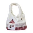 thumbnail image 1 of Bolso de mano para mujer, bolso de viaje de moda, bolso tipo cartera para ir de compras y citas al aire libre Rojo, 1 of 8