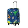 thumbnail image 2 of Haiem Dinosaur In Space Luggage Cover Printed Suitcase Covers for Luggage Elastic Washable Suitcase Protector Fits 18-32 Inch Luggage-Medium, 2 of 9