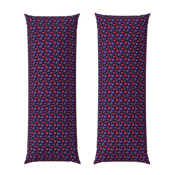 Kdxio Blackberries Print Body Pillow Cover with Zipper,Soft Body Pillow Pillowcase,Long Pillow Case Cover,20x54 Inch