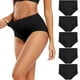 thumbnail image 1 of Calzoncillos Molasus de algodón suave para mujer, cintura alta, color negro, 1 of 5