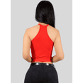 thumbnail image 3 of Blusas Mujer Casual Camiseta Dama Blusa Crop Top Strec UNITALLA, 3 of 5