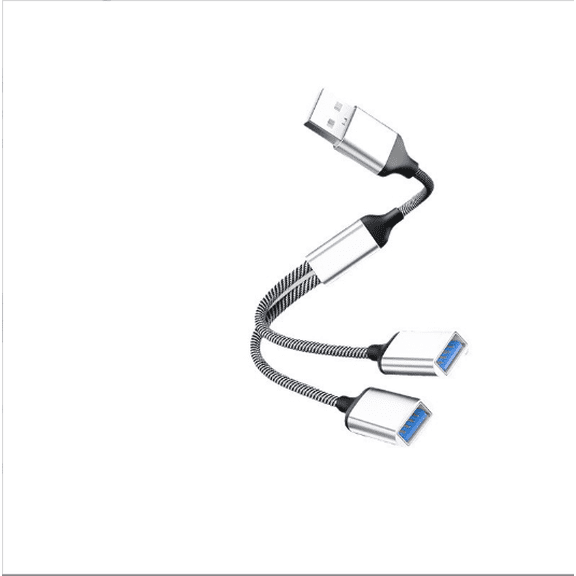 USB 2.0 Y Splitter, 1 in 2 out Adapter Dual USB 2.0 Power Data Extension Hub