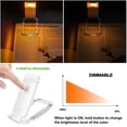 thumbnail image 4 of Honwell Led Clip Reading Lamp Book Clamp Reading Lights For Books In Bed, Soft Eye Care Light, Usb Rechargeable Night Light, 2 Brightness Adjustable F, 4 of 5
