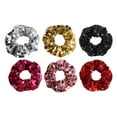 thumbnail image 5 of Clearance Under $5 Miqool Hair Scrunchies, Sequin Scrunchies Elastic Stretch Sparkly Glitter Scrunchie Hair Tie Ponytail Holders Bun Cover for Girls and Women, 5 of 5