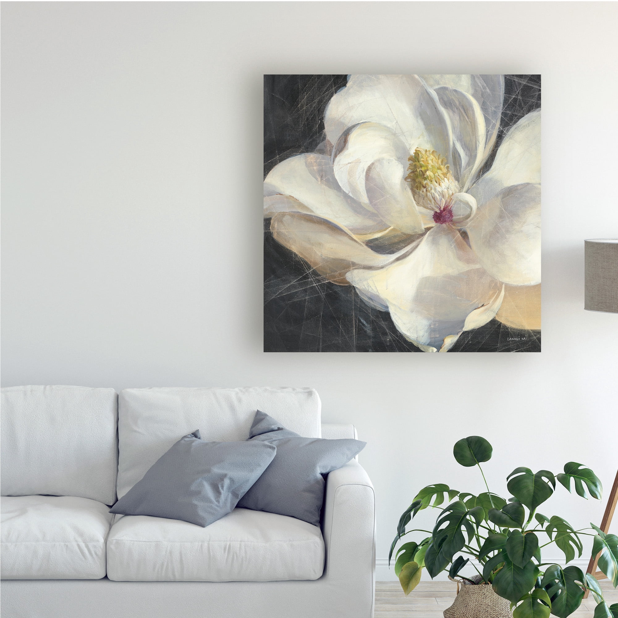 Trademark Fine Art 'Vivid Floral IV Crop' Canvas Art by Danhui Nai