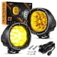thumbnail image 1 of Luces de Conducción LED Auxbeam Redondas Ámbar de 4 Pulgadas 90W 9000LM, 1 of 8
