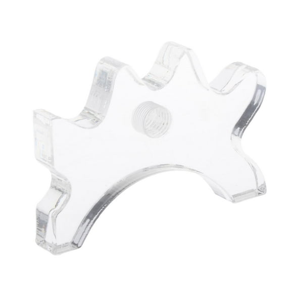 funtasica Billiards Cue Bridge Head Billiards Cue Stick Bridge Replacement Clear Billiard Accessory Pole Rack Rest for Competition Home