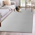 thumbnail image 2 of Kitchen Mats for Floor 3x5 Ft, Gray Striped Non Slip Area Rugs for Kitchen Bedroom Entryway, Modern Minimalist Vertical Stripes Lines Washable Carpet Runner Rug Floor Mats for Bedroom Home Decor, 2 of 9