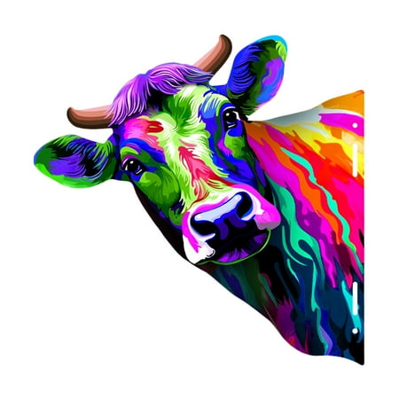 

WIQUOKETT Fall Decor Captivating Christmas Garden Wall Decoration Exquisite Metal Cow Head Animal Home Decor for Indoor or Outdoor Display Fall Decorations for Home