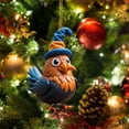 thumbnail image 1 of Xihbxyly Artículos para Menores de 10 Años Lindo Colgante de Gallo para Coche, Adorno para Árbol de Navidad, Decoración para El Hogar, 1 of 5