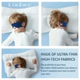 thumbnail image 3 of Linawe Pink Eye Masks Cute Sleeping Mask for Kids Girls, Silk Sleep Mask Eye Covers Eyemask Deep Sleep Flight Essentials, Satin Night Mask Light Blocking Blindfolds, 3 of 6