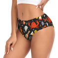 thumbnail image 2 of Balery Seafood And Drinks Ropa Interior de Algodón para Mujer con Dibujo – Braguitas Cómodas y Elásticas, Estilo Clásico-Small, 2 of 6