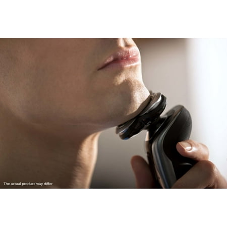 Philips Norelco 9300 Rechargeable Wet & Dry Electric Shaver with Smartclean, Travel Case, Click-On Precision Trimmer, S9311/84