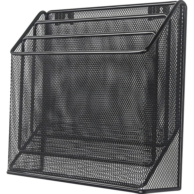 Lorell Mesh Desktop Organizer - 3 Tier(s) - 11.4 Lorell Mesh Desktop Organizer - 3 Tier(s) - 11.4
