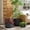 Black, variant on Safavieh Sara Round Beige Fiber Clay Plant Pots - Set of 3