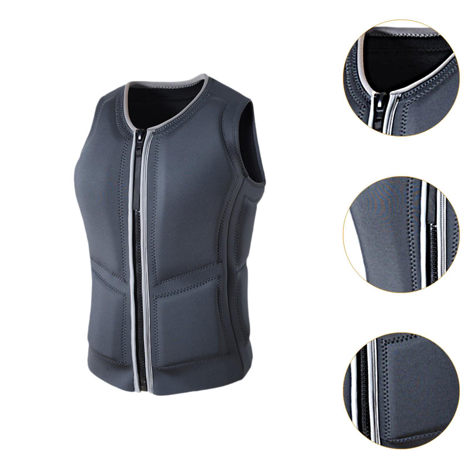 DimyFew Adult Life Vest Buoyancy Aid Portable Lightweight Summer Life Jacket for Boating L