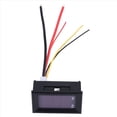 thumbnail image 3 of 6 Uds VoltíMetro Digital AmperíMetro DC 100V 10A Azul Rojo LED Medidor de Voltaje de Corriente Probador Panel de Pantalla Dual para AutomóVil, 3 of 10