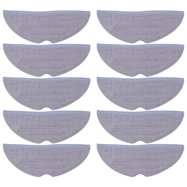 10 Piezas de Almohadillas de Tela para Fregona de Repuesto para S7 T7S T7 Plus Piezas de Aspiradora Almohadilla Suave de Microfibra