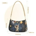 thumbnail image 3 of FORMRS Womens Shoulder Bag with Chain Strap Clutch Purse Cute Tote Handbag, Watercolor Astronaut, 3 of 7