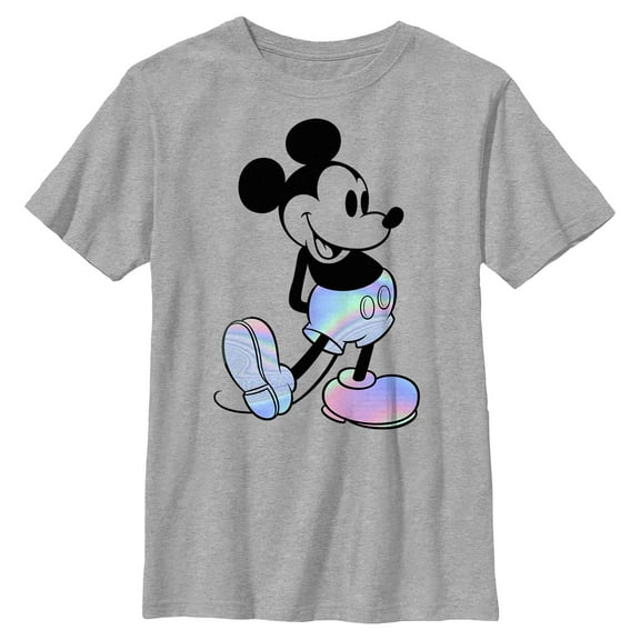 Boys Mickey & Friends Holographic Shorts T Shirt