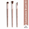 thumbnail image 1 of Kay Beauty Eyeshadow Essentials Brush Kit (3pcs) - Pink, 1 of 4