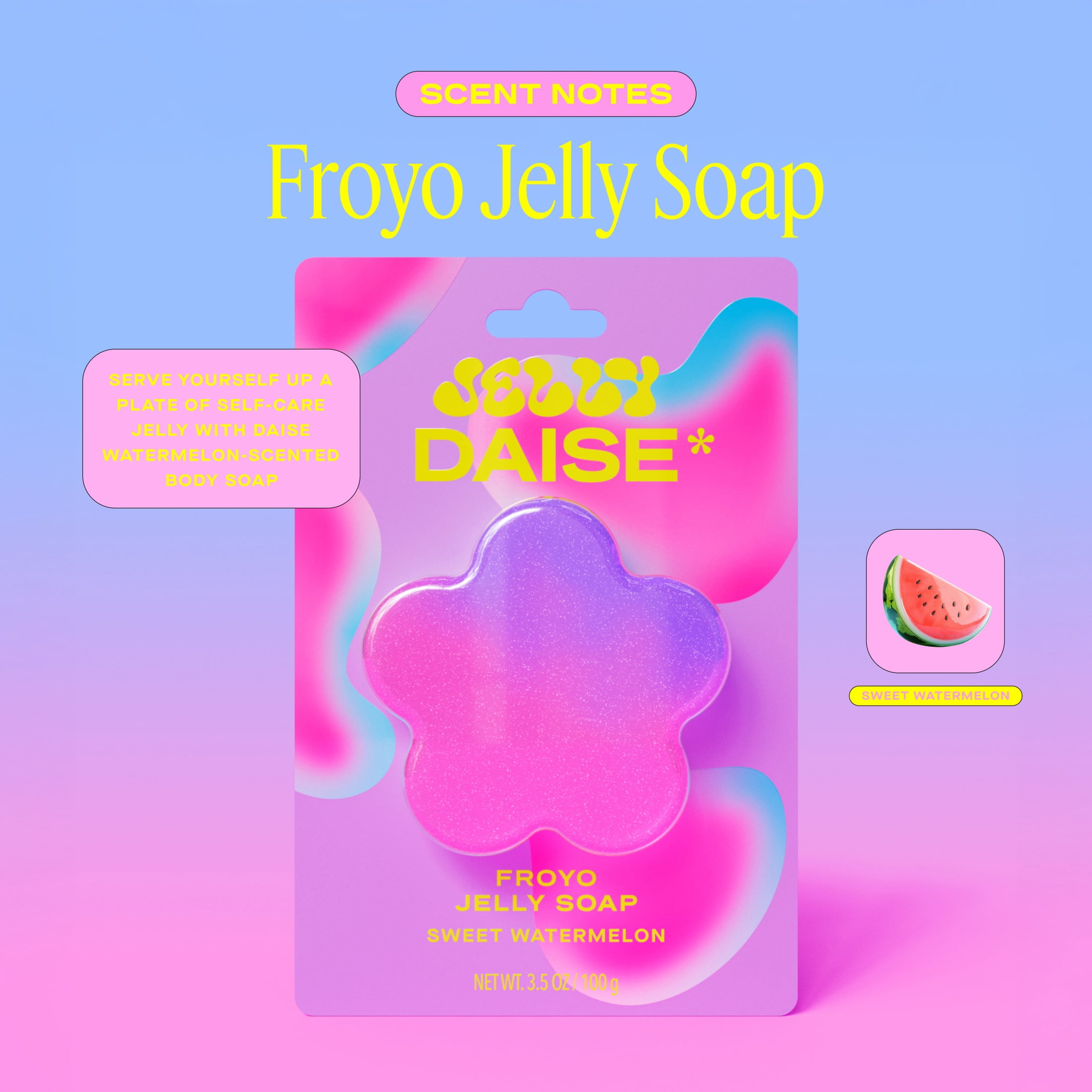 DAISE Jelly Soap, With Hydrating Glycerin, in Froyo 100 g