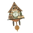 thumbnail image 1 of simhoa Horloge Décorative en Bois à Piles pour Décoration Intérieure, 1 of 8