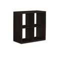 thumbnail image 2 of Galli 4 Cubby Storage Cabinet Espresso, 2 of 9