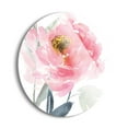 thumbnail image 2 of Vivid Flower Fuchsia Floral 24 inch Glass Round Wall Hanging Sign, 2 of 4
