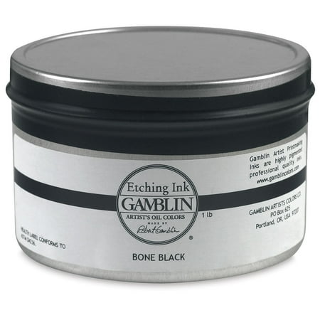 GAMBLIN ARTISTS COLORS CO I1005 ETCHING INK BONE BLACK 300ML